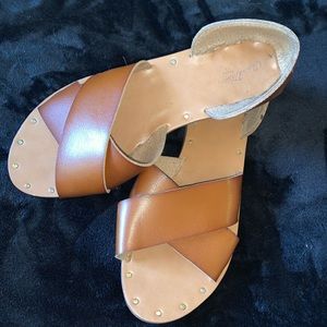 Brown new sandals